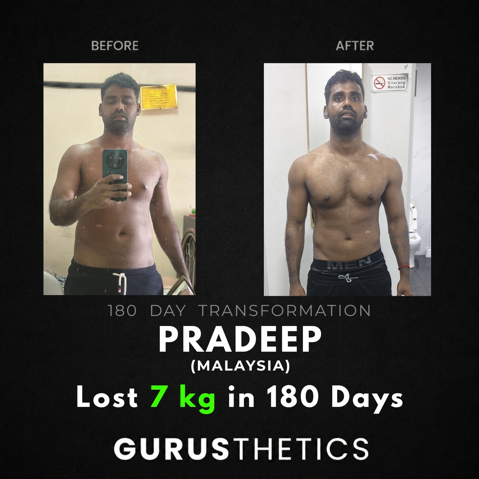 Gurusthetics - Client - Pradeep from malaysia